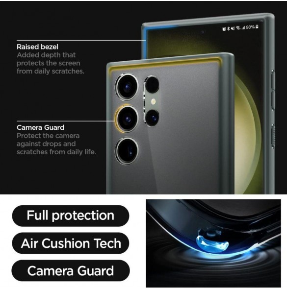 Galaxy S23 Ultra, cover, vaska , cover, fodral, fodralet, skal, skyddar, glas