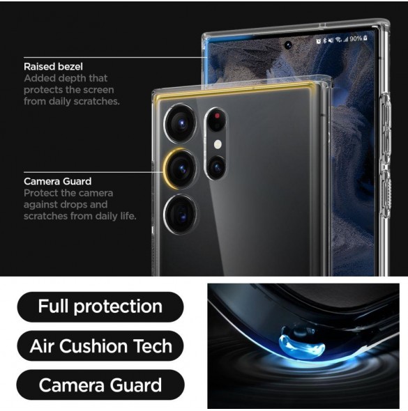 Galaxy S23 Ultra, cover, vaska , cover, fodral, fodralet, skal, skyddar, glas