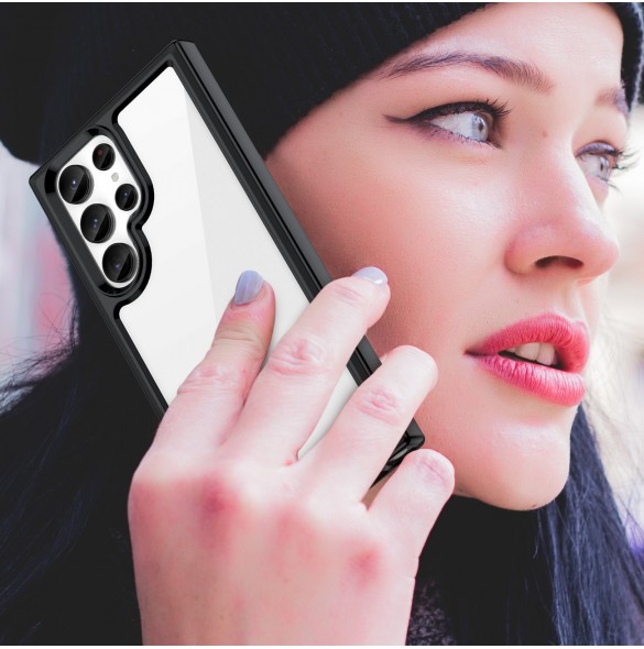 Galaxy S23 Ultra, cover, vaska , cover, fodral, fodralet, skal, skyddar, glas