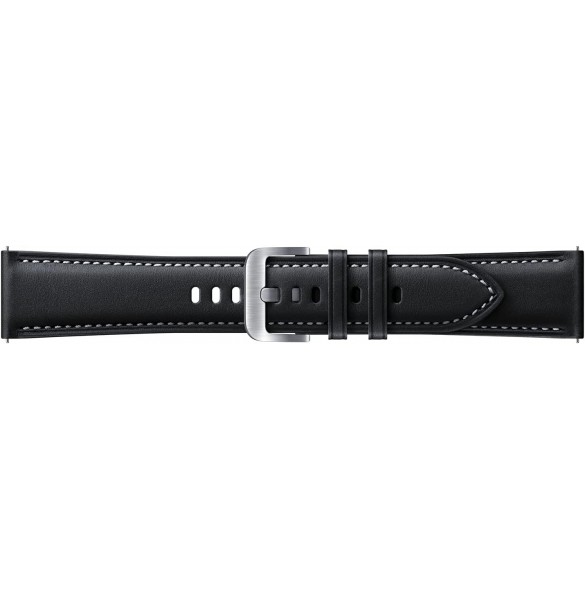 Samsung ET-SLR84LBE Galaxy Watch3 Stitch Läderband Svart