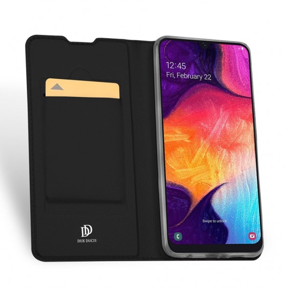Svart och väldigt snyggt skydd Samsung Galaxy A50.