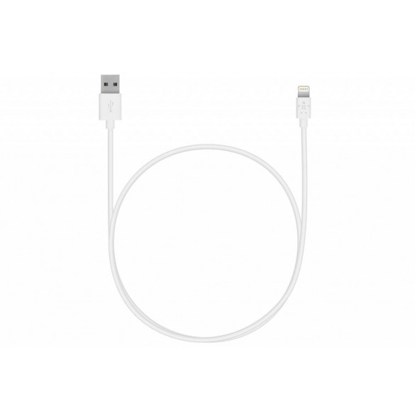 Belkin F8J023BT03-WHT MIXIT Lightning-kabel för Apple iPad-iPhone-iPod - Vit