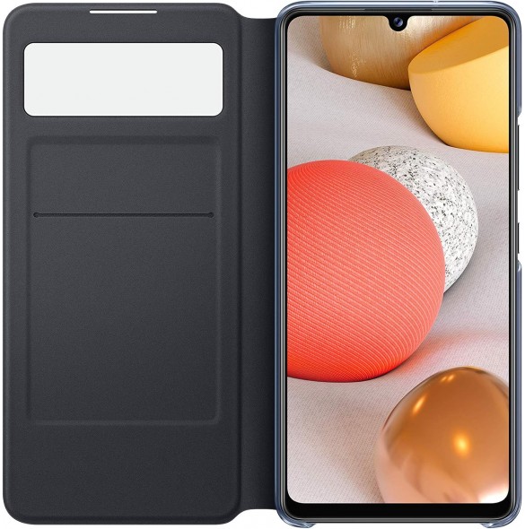 Samsung S View Plånboksfodral EF-EA426PBE Skal Samsung Galaxy A42 5G Svart