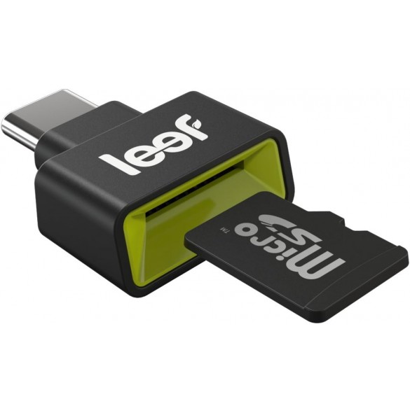 Leef LACC 00KK000 A1 "Access C USB MicroSD-kortläsare Svart
