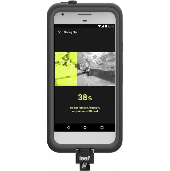 Leef LACC 00KK000 A1 "Access C USB MicroSD-kortläsare Svart
