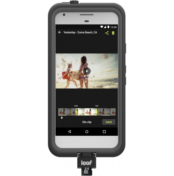 Leef LACC 00KK000 A1 "Access C USB MicroSD-kortläsare Svart