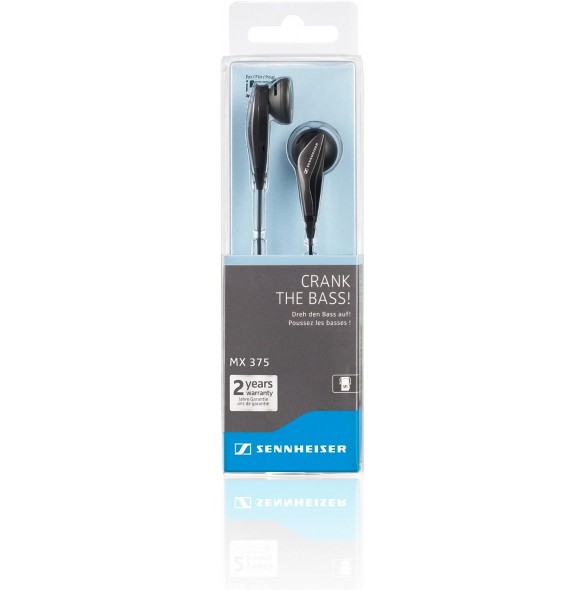 Sennheiser MX 375 In-Ear hörlurar - Svart