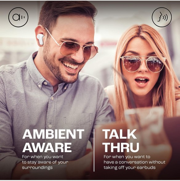 Trådlösa Bluetooth-öronsnäckor, Äkta trådlösa hörlurar, Premium ljud