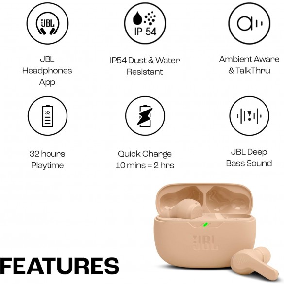 Trådlösa Bluetooth-öronsnäckor, Äkta trådlösa hörlurar, Premium ljud