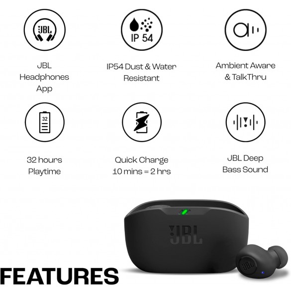 Trådlösa Bluetooth-öronsnäckor, Äkta trådlösa hörlurar, Premium ljud
