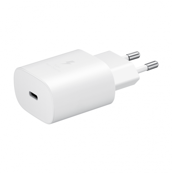 Samsung Quick Charge 25W reseladdare - Vit EP-TA800XWE
