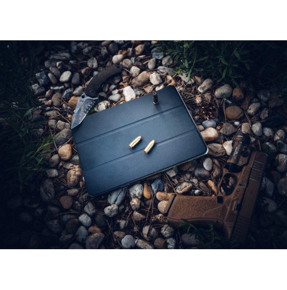 Tactical Book Tri Fold Case for Lenovo Tab M10 Plus 3rd gen. (TB-125/128)  10.6 Svart