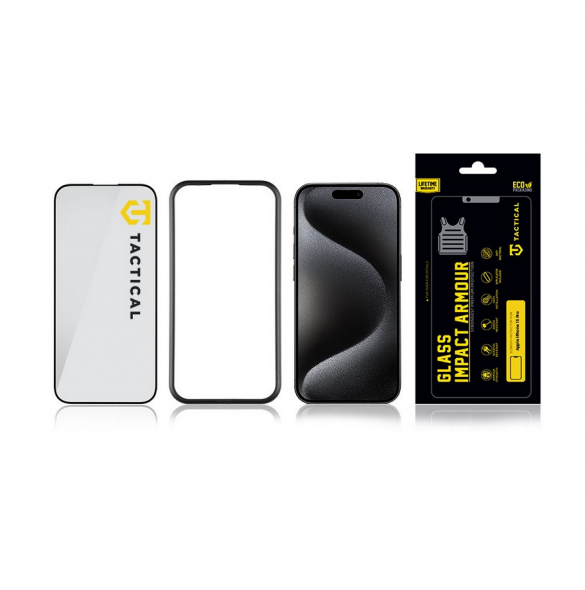 Tactical Glass Impact Armour for Apple iPhone 15 Pro