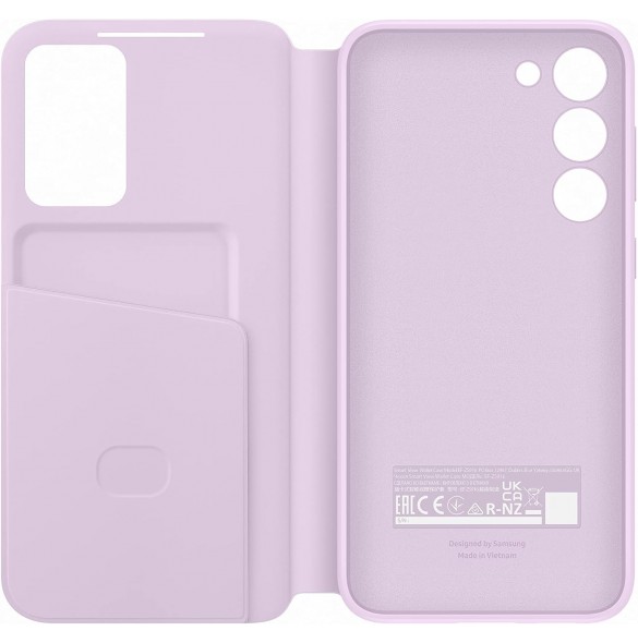 Samsung EF-ZS916CVE Clear View-skal till Galaxy S23+ Lila