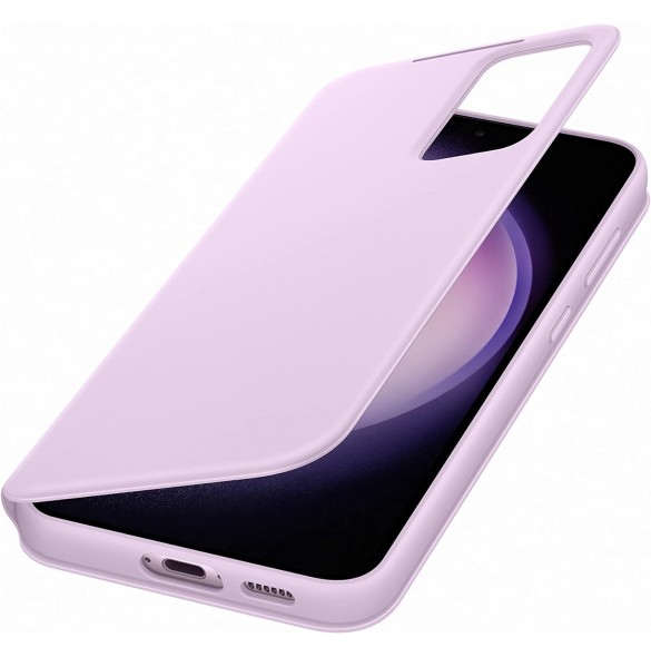 Samsung EF-ZS916CVE Clear View-skal till Galaxy S23+ Lila