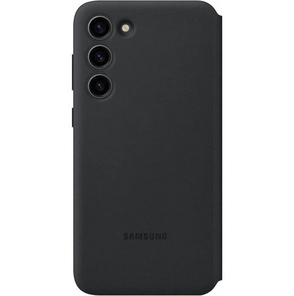Samsung EF-ZS916CBE Clear View-skal till Galaxy S23+ Svart