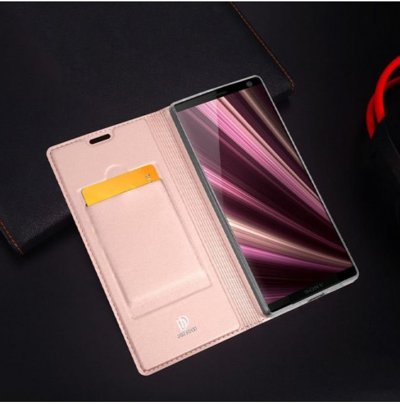 Rosa och väldigt snyggt fodral Sony Xperia 10.