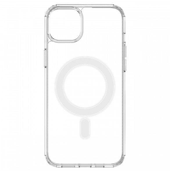 MagSafe iPhone 15 Clear Magnetic Case - transparent