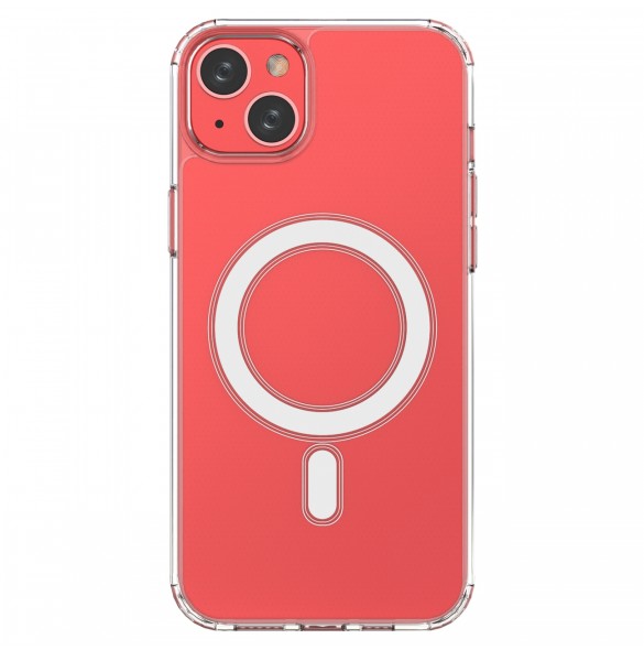 MagSafe iPhone 15 Clear Magnetic Case - transparent