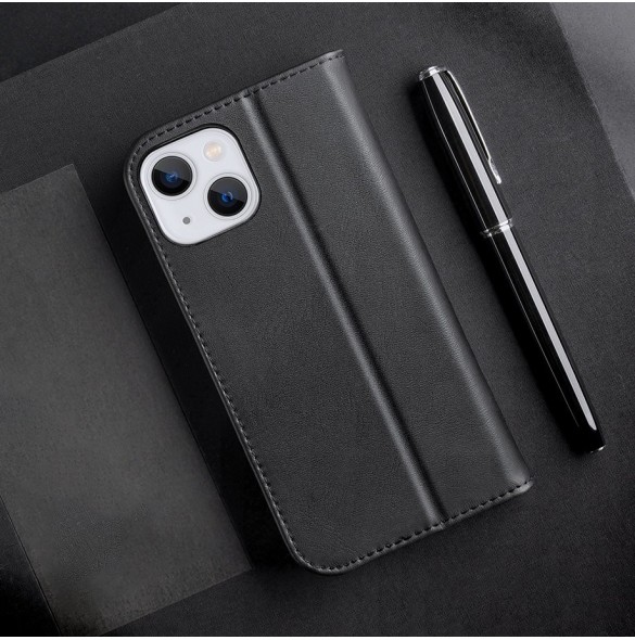 Dux Ducis Hivo RFID blocking wallet case for iPhone 15 - brown
