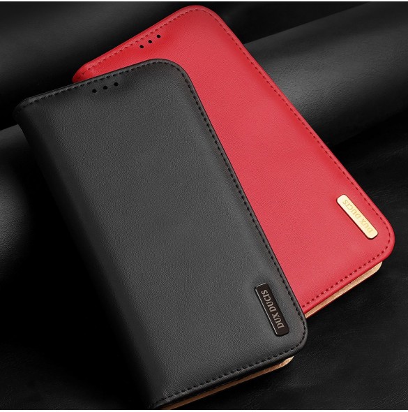 Dux Ducis Hivo iPhone 15 Pro Dux Ducis Hivo wallet case with RFID blocking - brown
