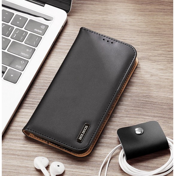 Dux Ducis Hivo iPhone 15 Pro Dux Ducis Hivo wallet case with RFID blocking - brown