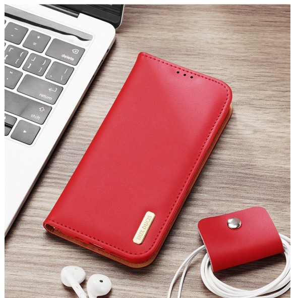 Dux Ducis Hivo iPhone 15 Pro Dux Ducis Hivo wallet case with RFID blocking - brown