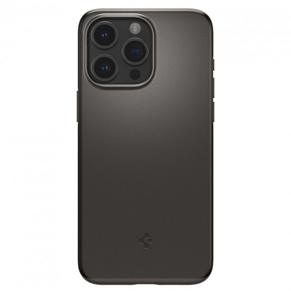 Spigen Thin Fit, gunmetal - iPhone 15 Pro Max