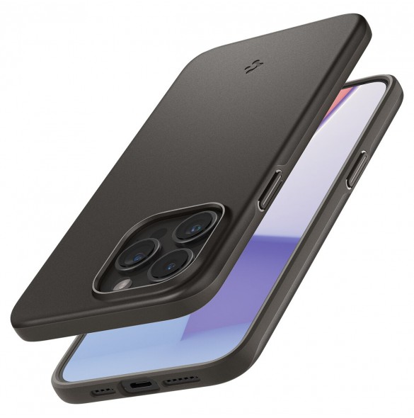 Spigen Thin Fit, gunmetal - iPhone 15 Pro Max