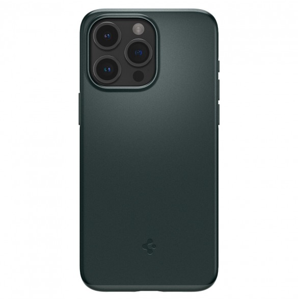 Spigen Thin Fit case for iPhone 15 Pro Max - green