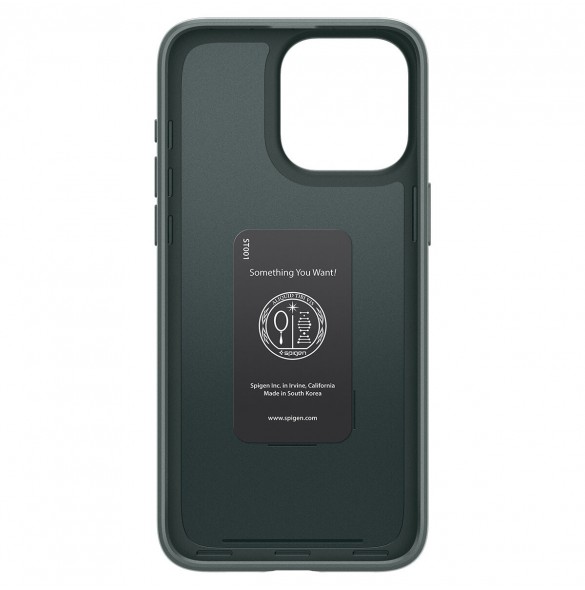 Spigen Thin Fit case for iPhone 15 Pro Max - green