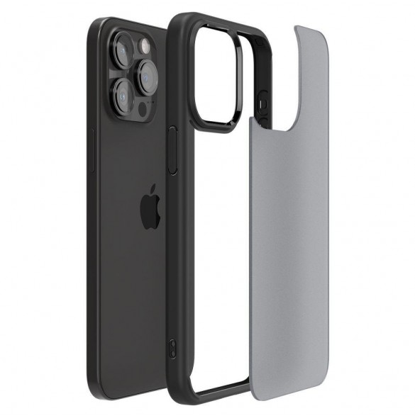 Spigen ULTRA HYBRID IPHONE 15 PRO MAX FROST BLACK