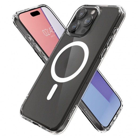 Spigen ULTRA HYBRID MAG MAGSAFE IPHONE 15 PRO MAX FROST CLEAR