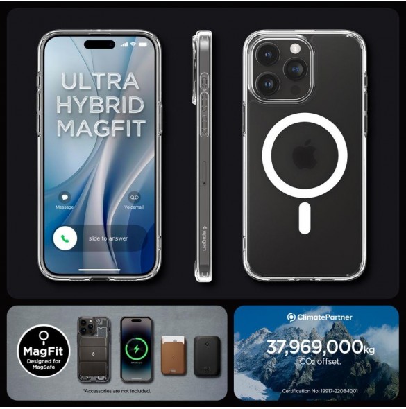 Spigen ULTRA HYBRID MAG MAGSAFE IPHONE 15 PRO MAX FROST CLEAR