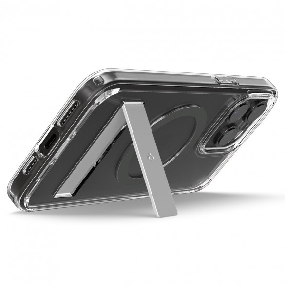 Spigen Ultra Hybrid S MagSafe, graphite - iPhone 15 Pro Max