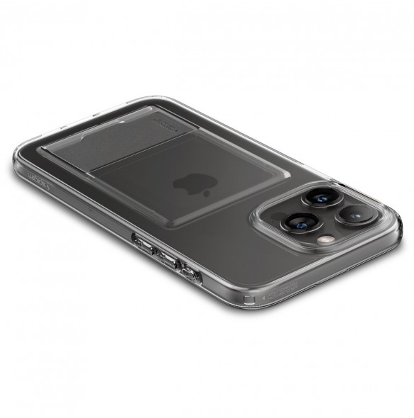 Spigen Crystal Slot, crystal clear - iPhone 15 Pro Max