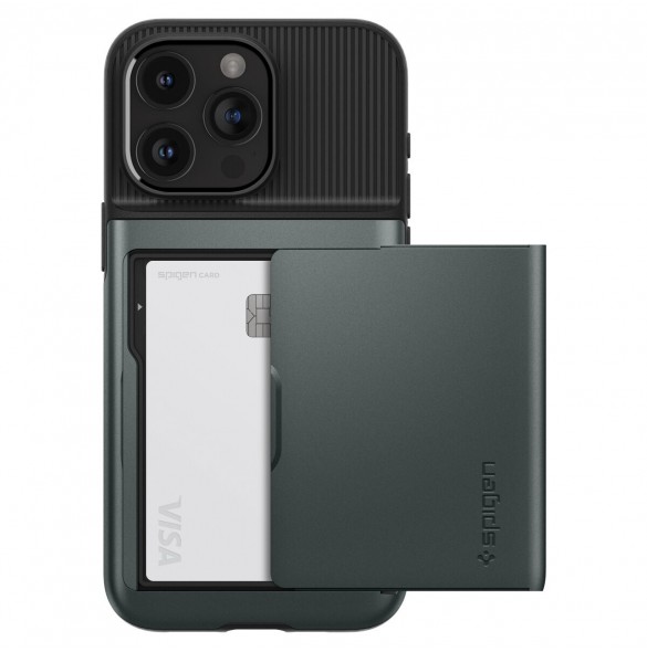 Spigen Slim Armor CS, abyss green - iPhone 15 Pro Max