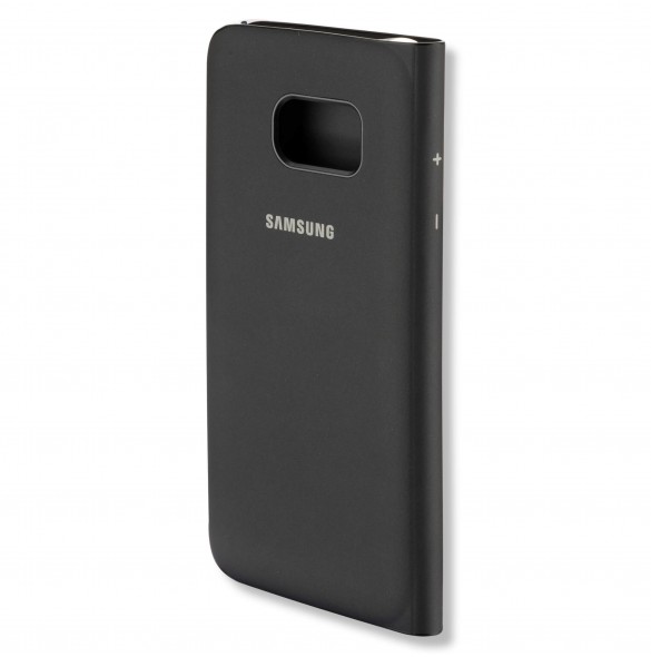 Samsung Galaxy S7 Flip Wallet Cover / Case - EF-WG930PBEGWW - Svart
