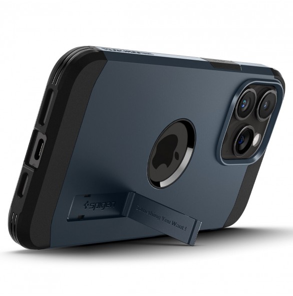 Spigen Tough Armor MagSafe, metal slate - iPhone 15 Pro Max