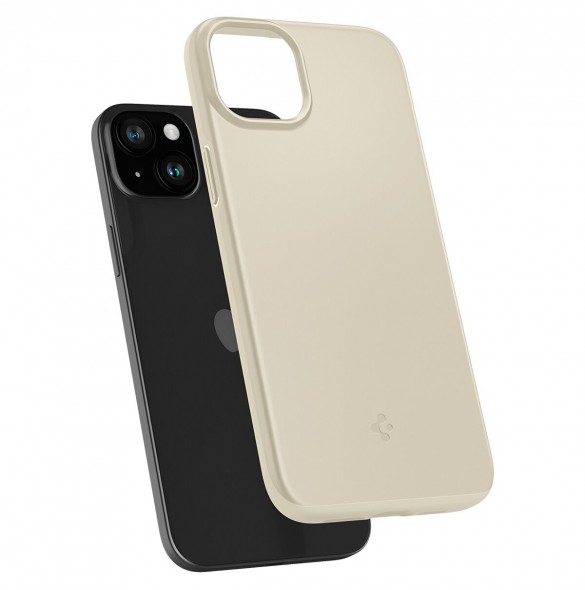 Spigen Thin Fit case for iPhone 15 Plus - beige