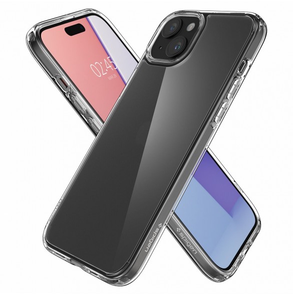 Spigen Ultra Hybrid case for iPhone 15 Plus - transparent