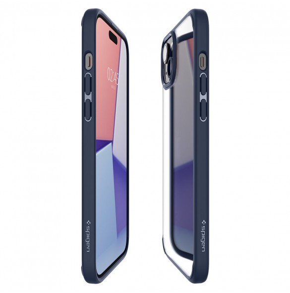 Spigen Ultra Hybrid, navy blue - iPhone 15 Plus