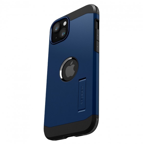 Spigen Tough Armor MagSafe, navy blue - iPhone 15 Plus