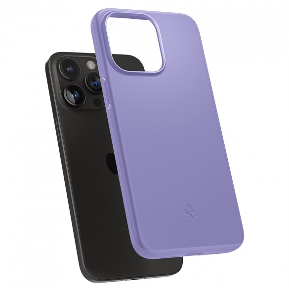 Spigen Thin Fit case for iPhone 15 Pro - purple