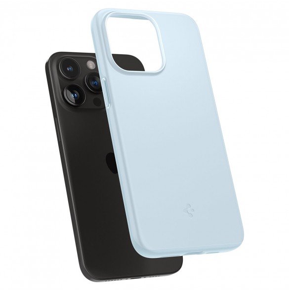 Spigen Thin Fit, mute blue - iPhone 15 Pro