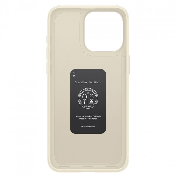 Spigen Thin Fit, mute beige - iPhone 15 Pro