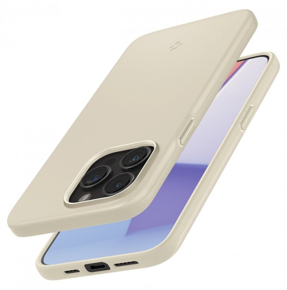 Spigen Thin Fit, mute beige - iPhone 15 Pro