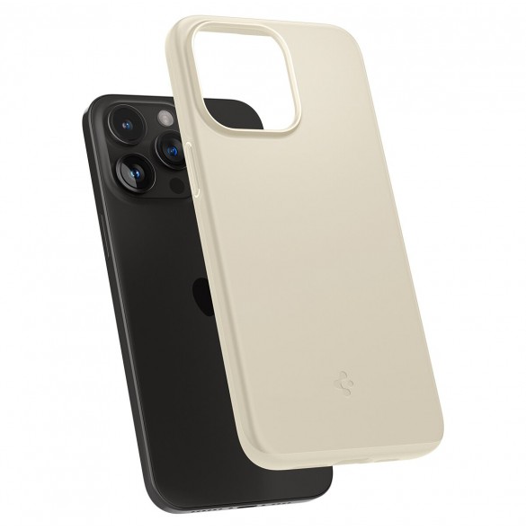 Spigen Thin Fit, mute beige - iPhone 15 Pro