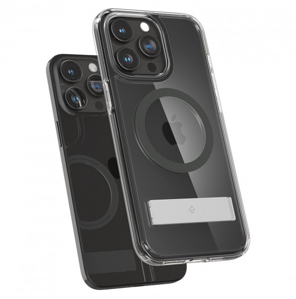 Spigen Ultra Hybrid S MagSafe, graphite - iPhone 15 Pro