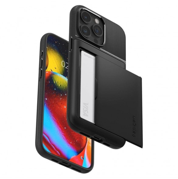 Spigen SLIM ARMOR CS IPHONE 15 PRO BLACK